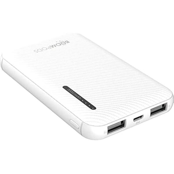 Boompods Obi - BOOMPODS - 5.000mAh - Mobilströmförsörjning - Vit färg