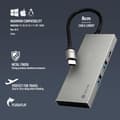 Miniatyrbild 3 av 4: NGS Wonder Dock4 Pro USB-C 3.0 till HDMI, 2 USB-A- och USB-C-adapter