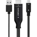 Miniatyrbild 2 av 2: HDMI till USB-C-omvandlarkabel - NANOKABEL - 1,8 m - Plug &amp; Play - 4K vid 60Hz - HDMI-kompatibel