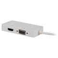 Miniatyrbild 3 av 4: VALUELINE VLMP37465W0.20 HDMI-kabel - Hane - DVI-I 24 + 5 stycken Hona - VGA Hona - 0.20 m - Vit