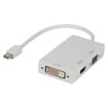Miniatyrbild 1 av 4: VALUELINE VLMP37465W0.20 HDMI-kabel - Hane - DVI-I 24 + 5 stycken Hona - VGA Hona - 0.20 m - Vit