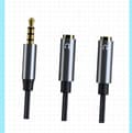 Miniatyrbillede 4 af 4: INF CB01 Hovedtelefon- og Mikrofonsplitter Adapter Audiokabel Model 1