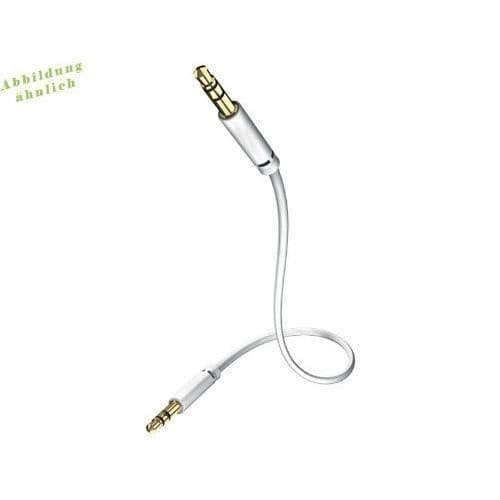 Audio kabel MP3 - IN-AKUSTIK - STAR - Jack 3,5 mm - Vit - 0,75 m