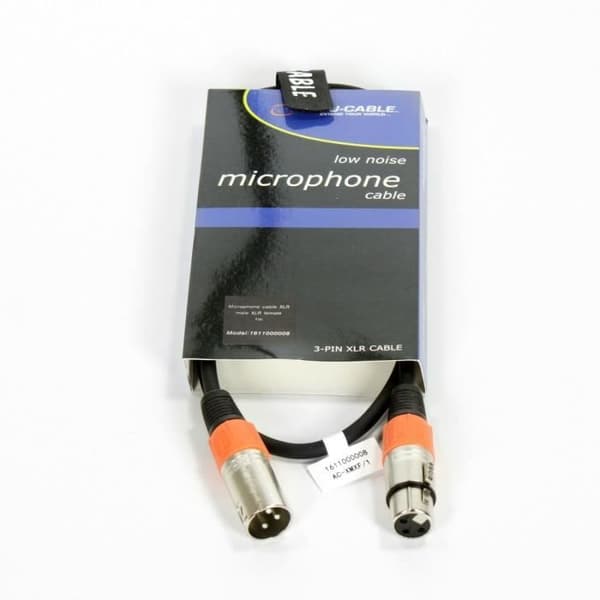 ACCU-CABLE AC-DMX/1 - Mikrofonkabel xlr/xlr 1m