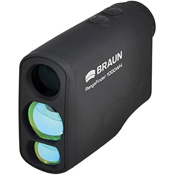 Avståndsmätare - BRAUN - Avståndsmätare 1000WH - Hög precision - Kompakt design - Lätt att använda Svart