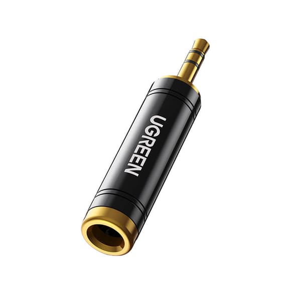 ADAPTOR audio Ugreen, "AV168"  jack 3.5 mm (T) la 6.35 mm(M), negru "60711" - 6957303867110