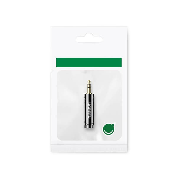 ADAPTOR audio Ugreen, "AV168"  jack 3.5 mm (T) la 6.35 mm(M), negru "60711" - 6957303867110