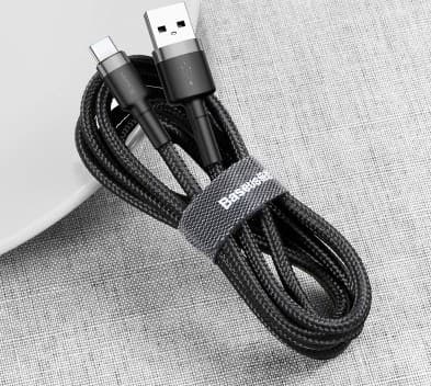 Baseus CATKLF-UG1 USB kabel 3 m USB A USB C Sort