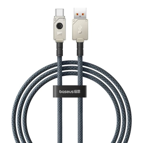 Baseus Ubrydeligt USB-kabel 1 m USB A USB C Hvid