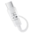 Miniatyrbillede 3 af 7: Baseus Gem USB C til USB C hurtigopladningskabel 1 m 100 W Hvid