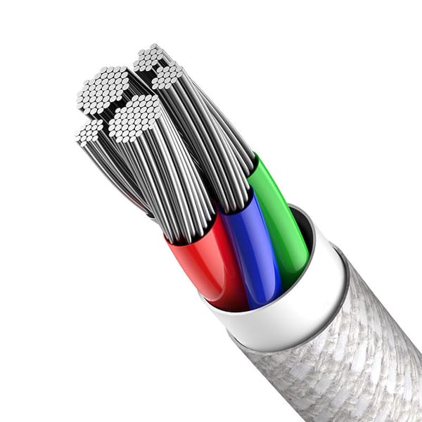 Baseus CATLGD-02 lynkabel 1 m Hvid