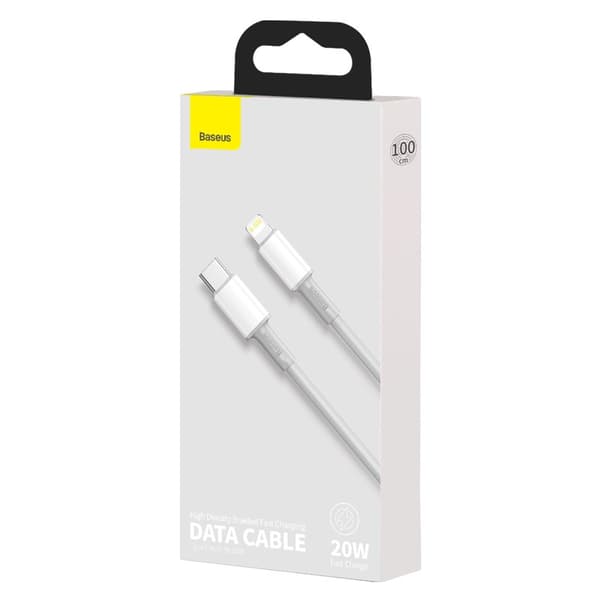 Baseus CATLGD-02 lynkabel 1 m Hvid
