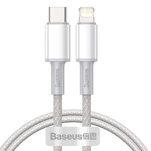 Baseus CATLGD-02 lynkabel 1 m Hvid