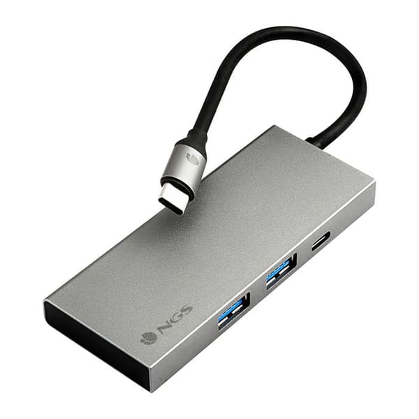 NGS Wonder Dock4 Pro USB-C 3.0 till HDMI, 2 USB-A- och USB-C-adapter