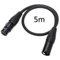 Miniatyrbild 1 av 3: XLR hane XLR hona 3 pinnar - 5m - Mikrofon Ljud Högtalare Förstärkare DMX Console Phonillico®