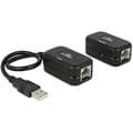 Miniatyrbild 1 av 2: USB Signalförstärkare - PREMIUMCORD - Svart Modell - USB 1.1 Förlängare - Längd 60 m - RJ45-kontakt