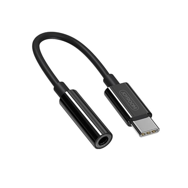 Joyroom Lydadapter 3,5 mm til USB-C - Svart