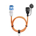 Miniatyrbillede 1 af 11: CEE-adapterkabel, CEE-stik med jordkontakt, 1,5 m
