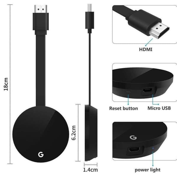 TD® High Definition Wireless Push Treasure 1080P HD-kvalitet Hengjian-skärm Byt samma smarta skärm