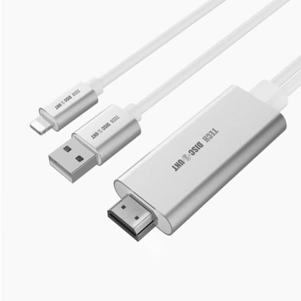 TD® MHL Micro USB till HDMI-kabeladapter 1080P HD-TV för Android Surfplatta iphone usb engelsk plug lightning-jack simkort