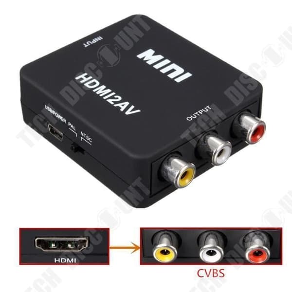 TD® HDMI-kabeladapter - Kameradatorbox-hdtv-skärm högupplöst bild överlägsen kvalitet