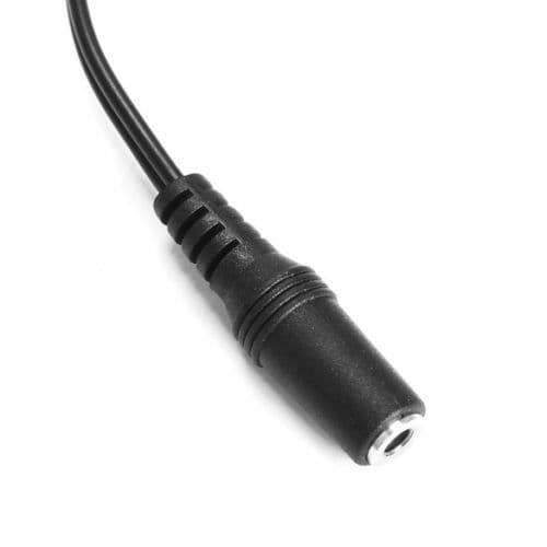 3,5 mm ljudjack hona till 2 hane RCA-adapterkabel
