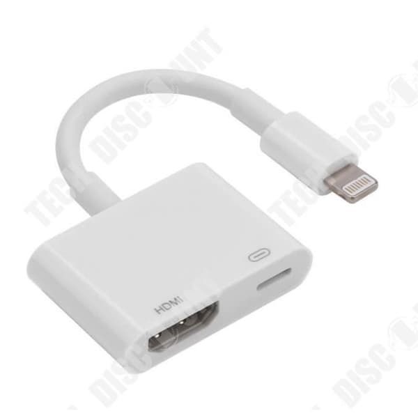 HDMI-kabel - TD® - Lightning till HDMI - 1080P - Plug and Play - Kompatibel med TV/projektorer