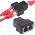 Miniatyrbild 1 av 4: Ethernet-konverter - TECH DISCOUNT - RJ45 - Två utgångar - Fördelare