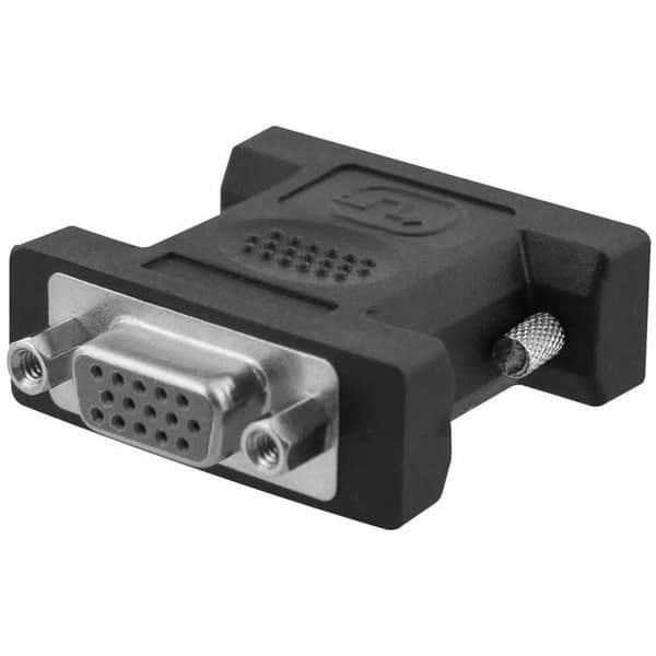 DVI M/DB15 VGA F Adapter - TNB - Svart - Högdensitet - Omvandlar DVI till VGA