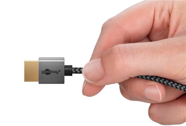 Slim højhastigheds HDMI™-kabel med Ethernet