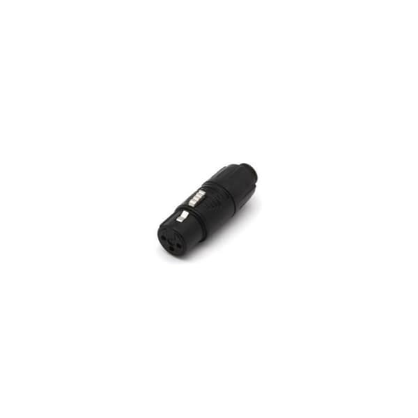 XLR-adapter - Rean - Tiny - Hon till Hane - Svart - Metallisk - Guld