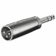 3-stift hane XLR-ljudadapter