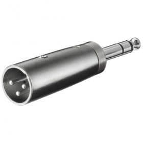 3-stift hane XLR-ljudadapter