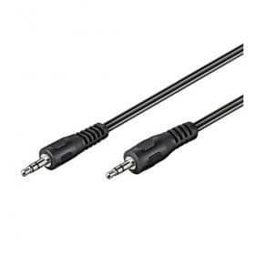 Jack 3,5 mm stereoljudkabel hane/hane, 1,5 m