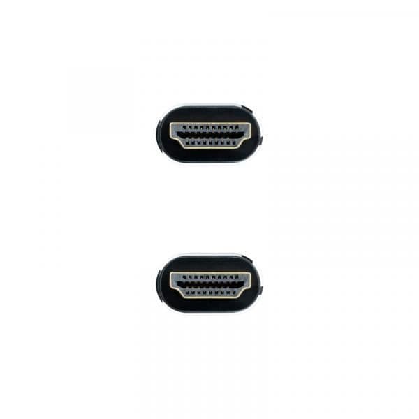 Nanokabel 10.15.8000. Kabellängd: 0,5 m, kontakt 1: HDMI typ A (standard), kontakt 1 kön: hane, kontakt 2: