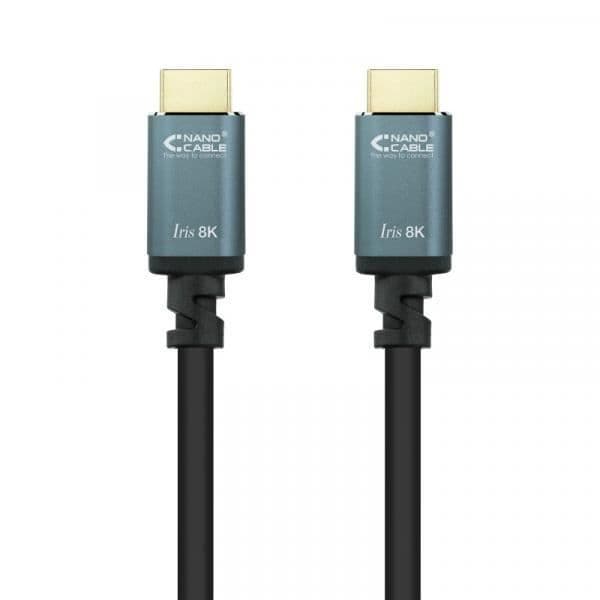 Nanokabel 10.15.8000. Kabellängd: 0,5 m, kontakt 1: HDMI typ A (standard), kontakt 1 kön: hane, kontakt 2: