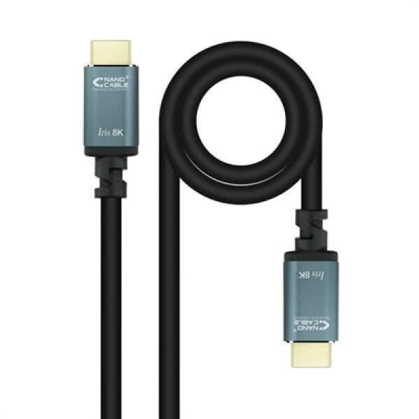 Nanokabel 10.15.8000. Kabellängd: 0,5 m, kontakt 1: HDMI typ A (standard), kontakt 1 kön: hane, kontakt 2: