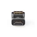 Miniatyrbild 4 av 4: HDMI™-adapter - Nedis - CVTB34901GY - 90° vinklad - Guldpläterad - Gun Metal Grey Aluminium