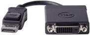 Dell DisplayPort til DVI Single-Link Adapter - Videokonverter - DisplayPort - DVI - til Dell T1650, Latitude 5414, 7214, 7414, OptiPlex 30XX, 3240, 50