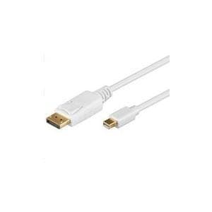 MicroConnect - DisplayPort-kabel - Mini DisplayPort (M) til DisplayPort (M) - 2 m - hvid