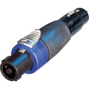 Neutrik X Series NA4FX-F - Lydadapter - NL4FX til XLR3 (F)