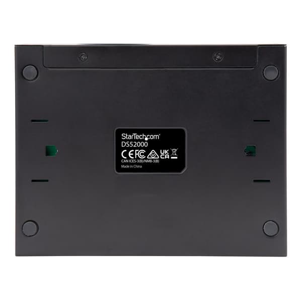 StarTech.com 5-ports Gigabit-switch - Uadministreret 2,5 Gbit/s-switch - Kontor/hjemmenetværk/LAN-switch/distributør til desktop/vægmontering - Bagudk