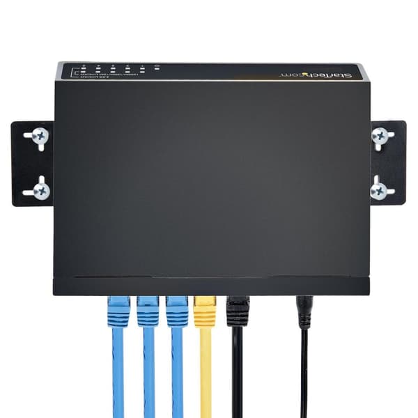 StarTech.com 5-ports Gigabit-switch - Uadministreret 2,5 Gbit/s-switch - Kontor/hjemmenetværk/LAN-switch/distributør til desktop/vægmontering - Bagudk