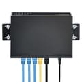 Miniatyrbillede 8 af 11: StarTech.com 5-ports Gigabit-switch - Uadministreret 2,5 Gbit/s-switch - Kontor/hjemmenetværk/LAN-switch/distributør til desktop/vægmontering - Bagudk