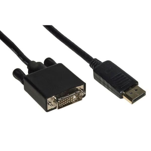 DisplayPort till DVI-D-kabel - Länktillbehör - LKCDPDVI20 - 2m - Skärmad - Kopparledare