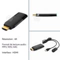 Miniatyrbild 2 av 4: INN Son Connectique Tv HDMI Trådlös 4K video HD mottagare 5G stöder skärmbild OS/Android/Windows minne fl
