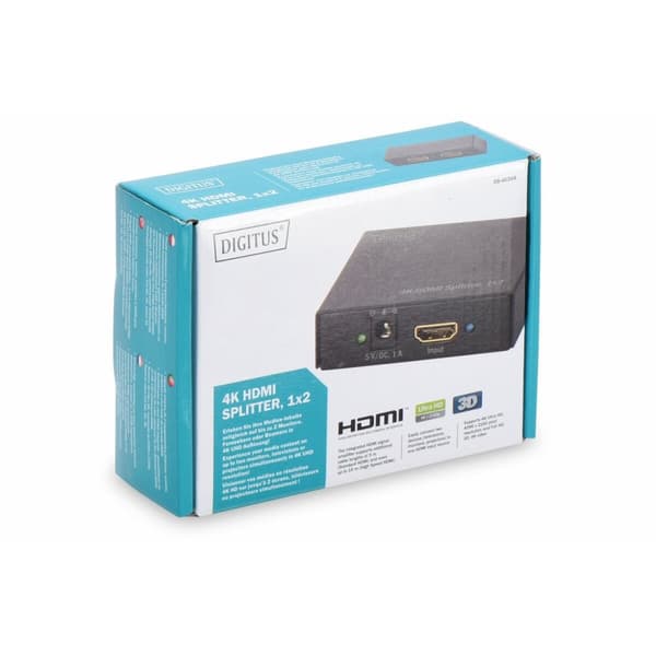 HDMI-kontakt Digitus DIGITUS Conmutador 4K HDMI 1x2