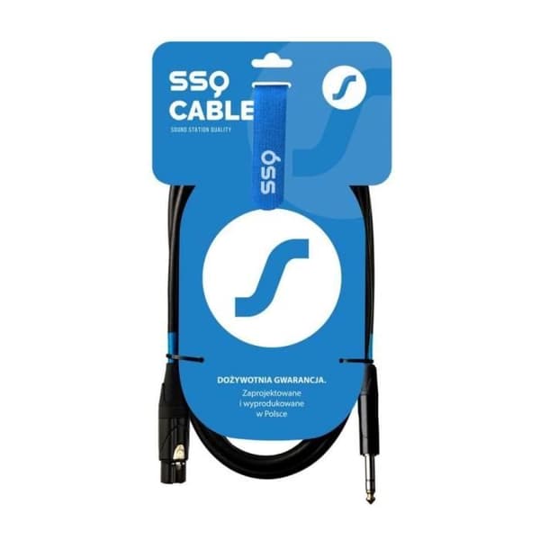 SSQ XLRJS5 - XLR-kabel / 6,3 mm stereo jack