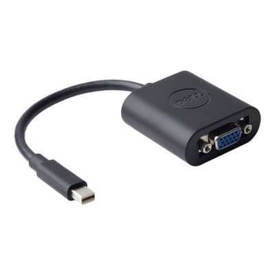 DELL videokabel - 8 tums Mini DisplayPort/VGA - För videoenhet, projektor, bildskärm, TV - First End: 1 x Mini