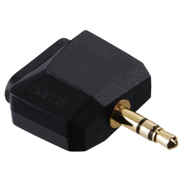 Hama lydadapter, 3,5 mm jackstik - 2x 3,5 mm jackstik, stereo (00179280)